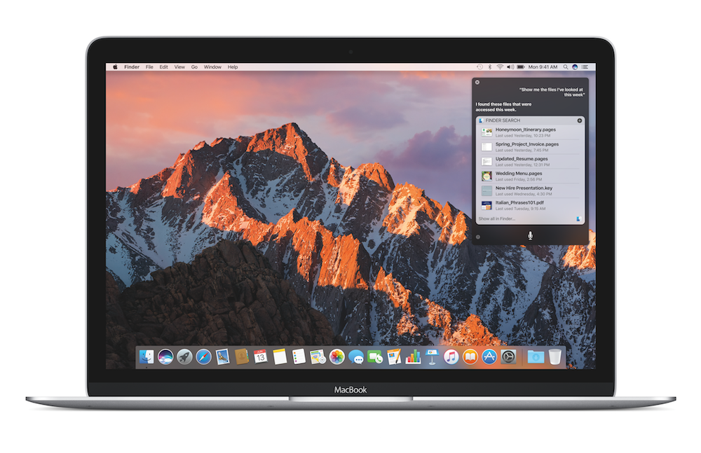 「macOS Sierra」が正式リリース！Siriの対応やApple Watchによる自動ロック解除など