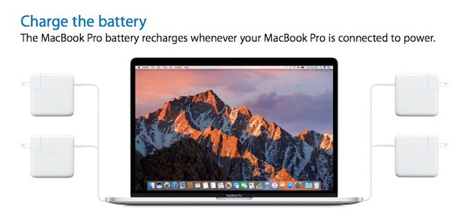 新型MacBook Proは複数のUSB-Cポートから充電しても充電速度は上がらない
