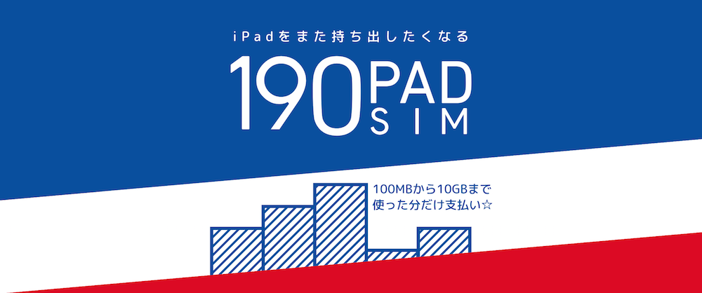 日本通信、iPadを月額190円から利用可能な新サービス「b-mobile S 190 Pad SIM」を提供