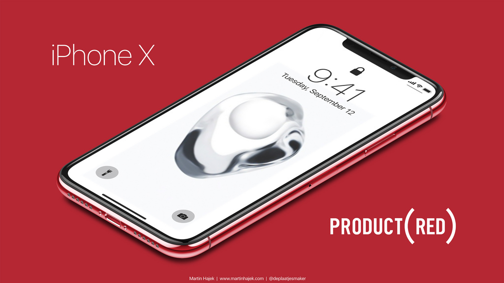 iPhone Ⅹ/8シリーズの(PRODUCT) REDモデルは4月発売か