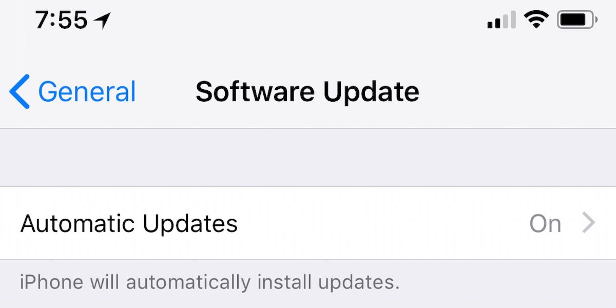 「iOS 12」ではソフトウェアアップデートの自動更新が可能に？