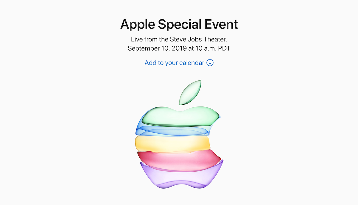 Apple、9月10日のスペシャルイベントをYouTubeで初ライブ配信