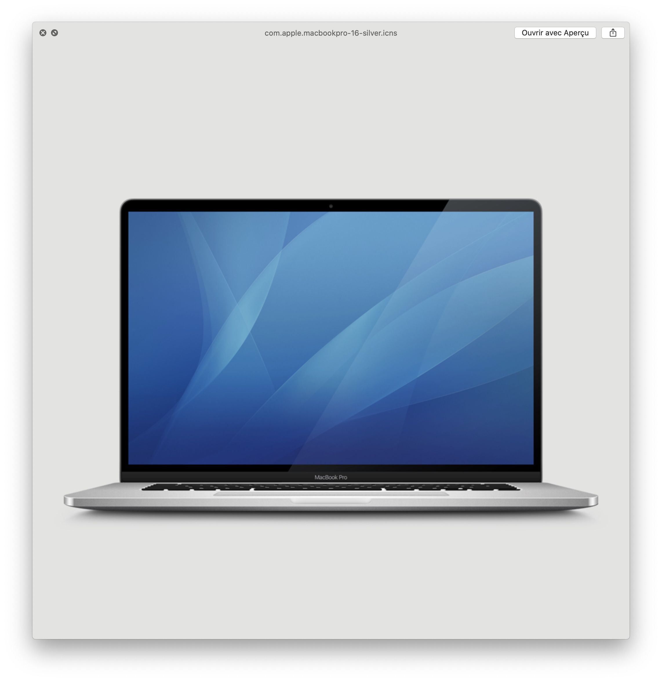 16インチMacBook Proとみられるアイコン画像がmacOSから発見される