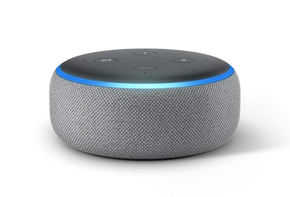 Echo Dot 第3世代、ヘザーグレー + Amazon Music Unlimited (個人プラン1か月分 *以降自動更新)