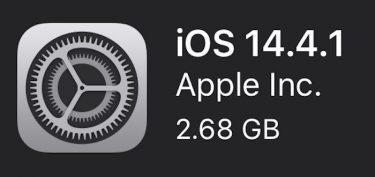 「iOS 14.4.1」「iPadOS 14.4.1」「macOS Big Sur 11.2.3」がリリース