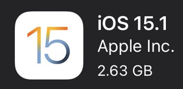「iOS 15.1」「iPadOS 15.1」「macOS Big Sur 11.6.1」がリリース