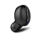 SoundPEATS(サウンドピーツ) ブルートゥース イヤホン 片耳 Tiny 1 ONE-EAR [メーカー1年保証] Bluetooth4.1 ワイヤレス イヤホン 片耳 [iOSに最適なAACコーデック対応] ミニサイズ 超軽量 ハンズフリー通話 収納ケース付 マグネット式USB充電器 Bluetooth ワイヤレス ヘッドセット 片耳 ブラック