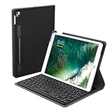 iPad Pro 10.5 キーボード Smart Connector接続 充電不要 ケース付け Apple Pencilケース付け バックライトキーボード調節可能 iPad Pro 10.5/iPad Air 2019に対応